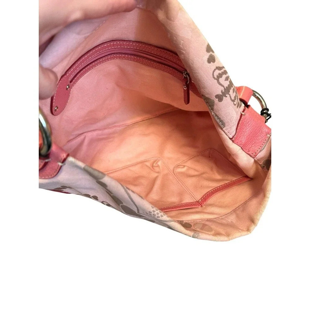 Vtg‎ Pink Juicy Couture Purse Handbag Satchel Bag Y2K With Charm